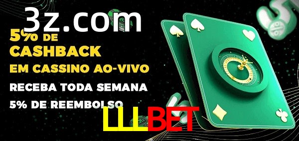 Promoções do cassino ao Vivo LLLBET